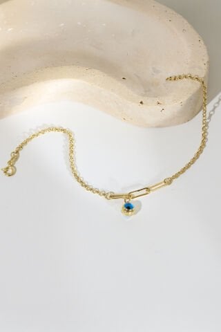 14 Ayar Altın Nazar Boncuklu Bileklik