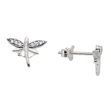 Yusufçuk Modeli Vidalı Küpe