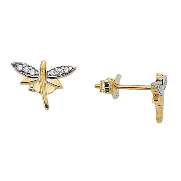 Yusufçuk Modeli Vidalı Küpe