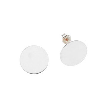 Pullu Taşsız Altın Vidalı Küpe