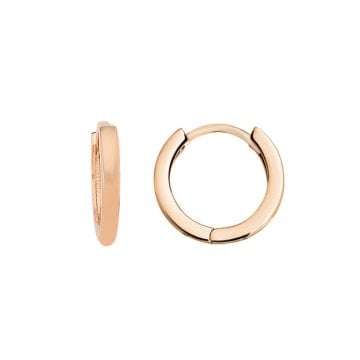 Taşsız Halka Altın Küpe