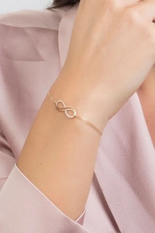 14 Ayar Altın Sonsuzluk Bileklik