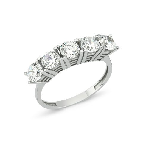 Ray Modeli Beştaş Altın Yüzük