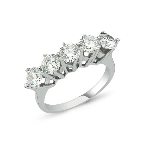 Kral Tacı Modeli Beştaş Altın Yüzük