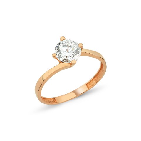 Es Montür Kolları Taşsız Tektaş Altın Yüzük