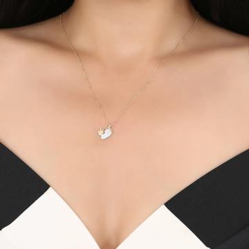 Bebek El ve Ayak İzi Altın Kolye