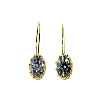 Tektaş 6 Tırnak Sallantılı Altın Küpe