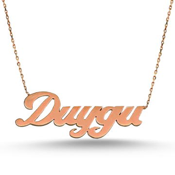 Tek İsimli Altın Kolye