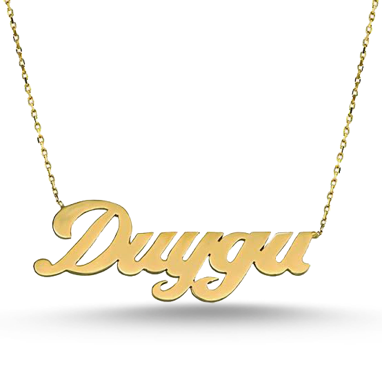 Tek İsimli Altın Kolye