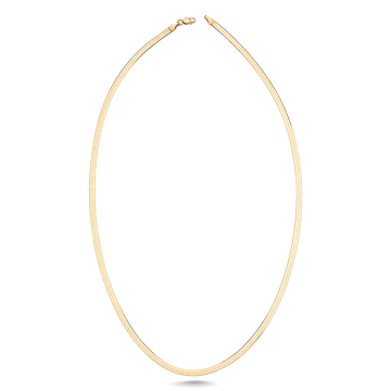 Balıksırtı Altın Zincir Kolye