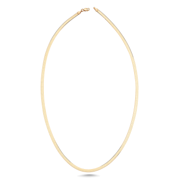 Balıksırtı Altın Zincir Kolye