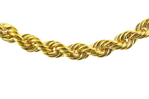 Halat Örgü Altın Zincir