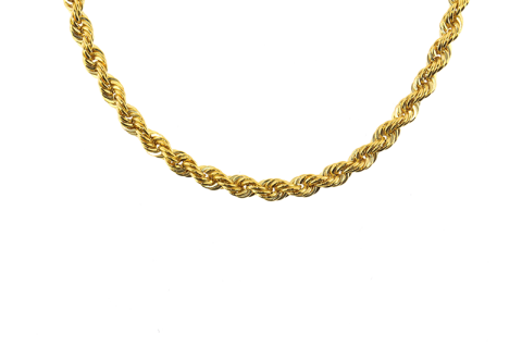 Halat Örgü Altın Zincir