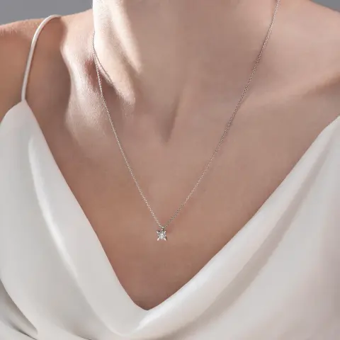0,40 Karat Pırlanta Tektaş Kolye
