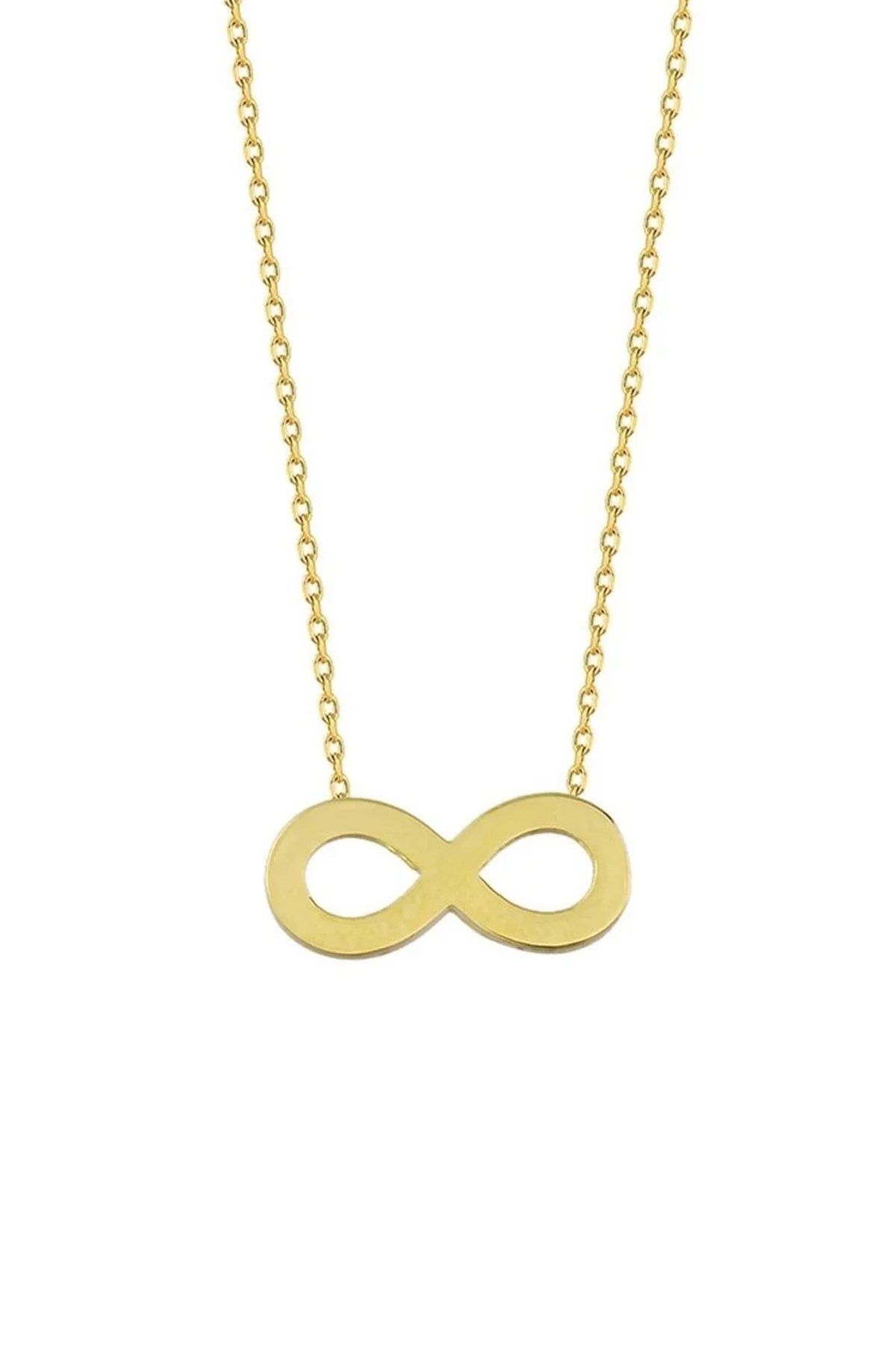 14 Ayar Altın Sonsuzluk Kolye Mini