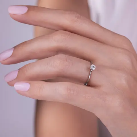 0,20 Karat Pırlanta Tektaş Yüzük