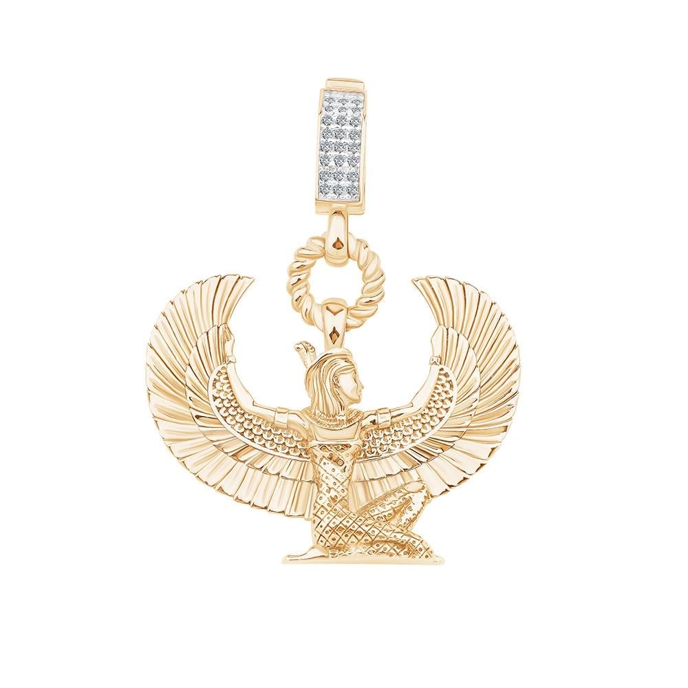 14 Ayar Altın İsis Kolye Ucu Charm