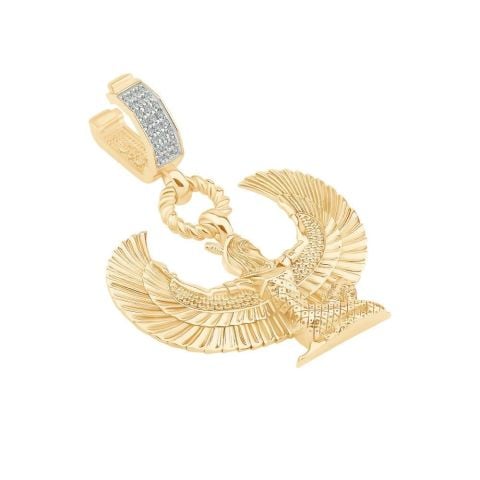 14 Ayar Altın İsis Kolye Ucu Charm