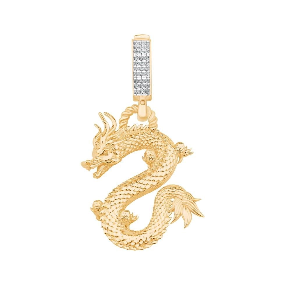 14 Ayar Altın Ejderha Charm